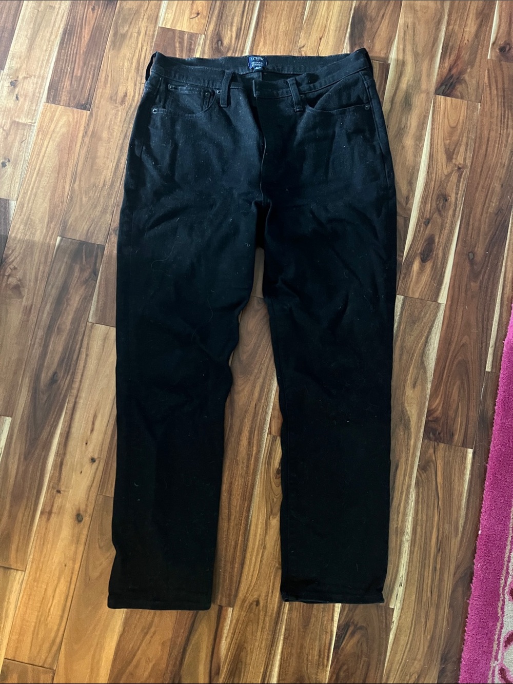 J. Crew Black essential Straight Jeans, 31T 31 tall long